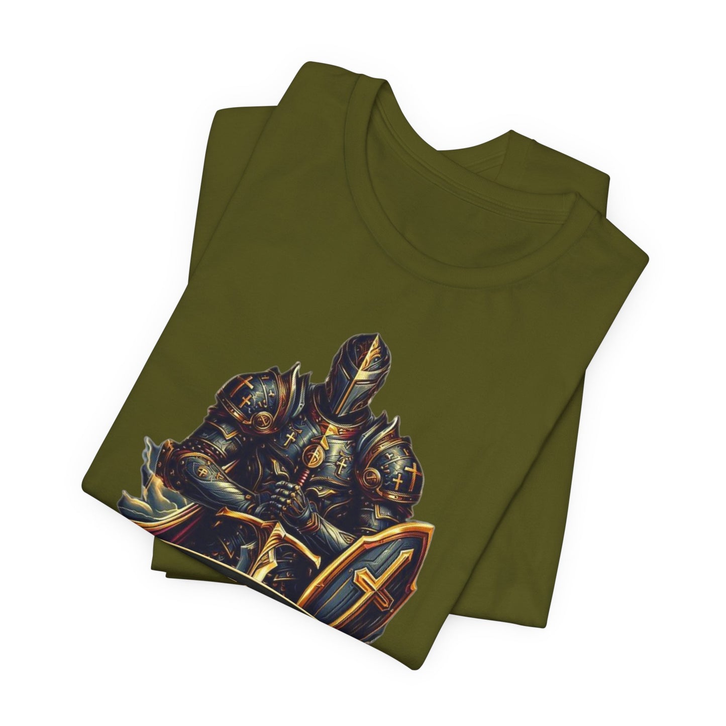 "Soldier For Christ" Christian Inspirational Men's Armour T-shirt, Faith Gift
