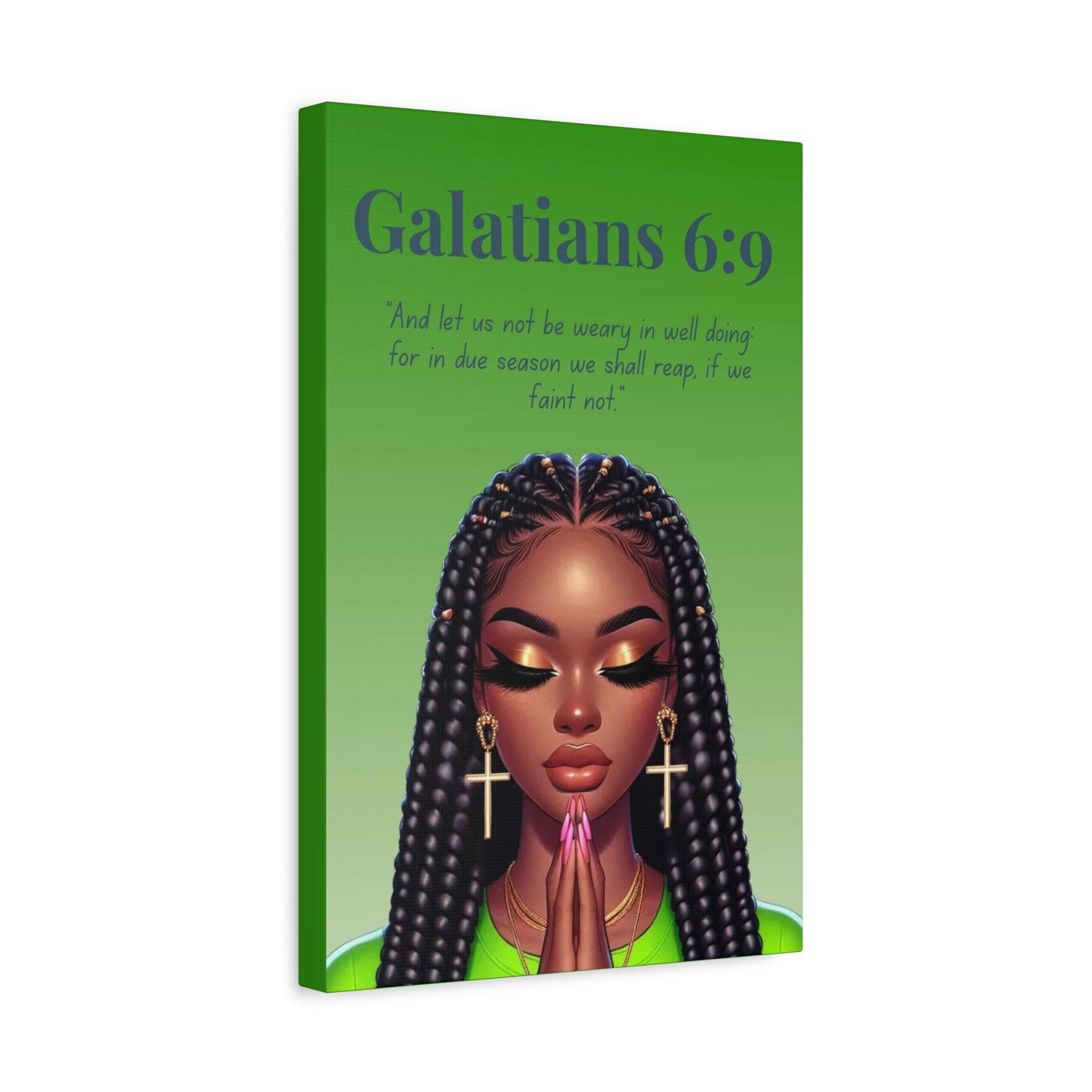 Fearless Triumph Collection – Galatians 6:9 - Christian Wall Art, Gift for Women
