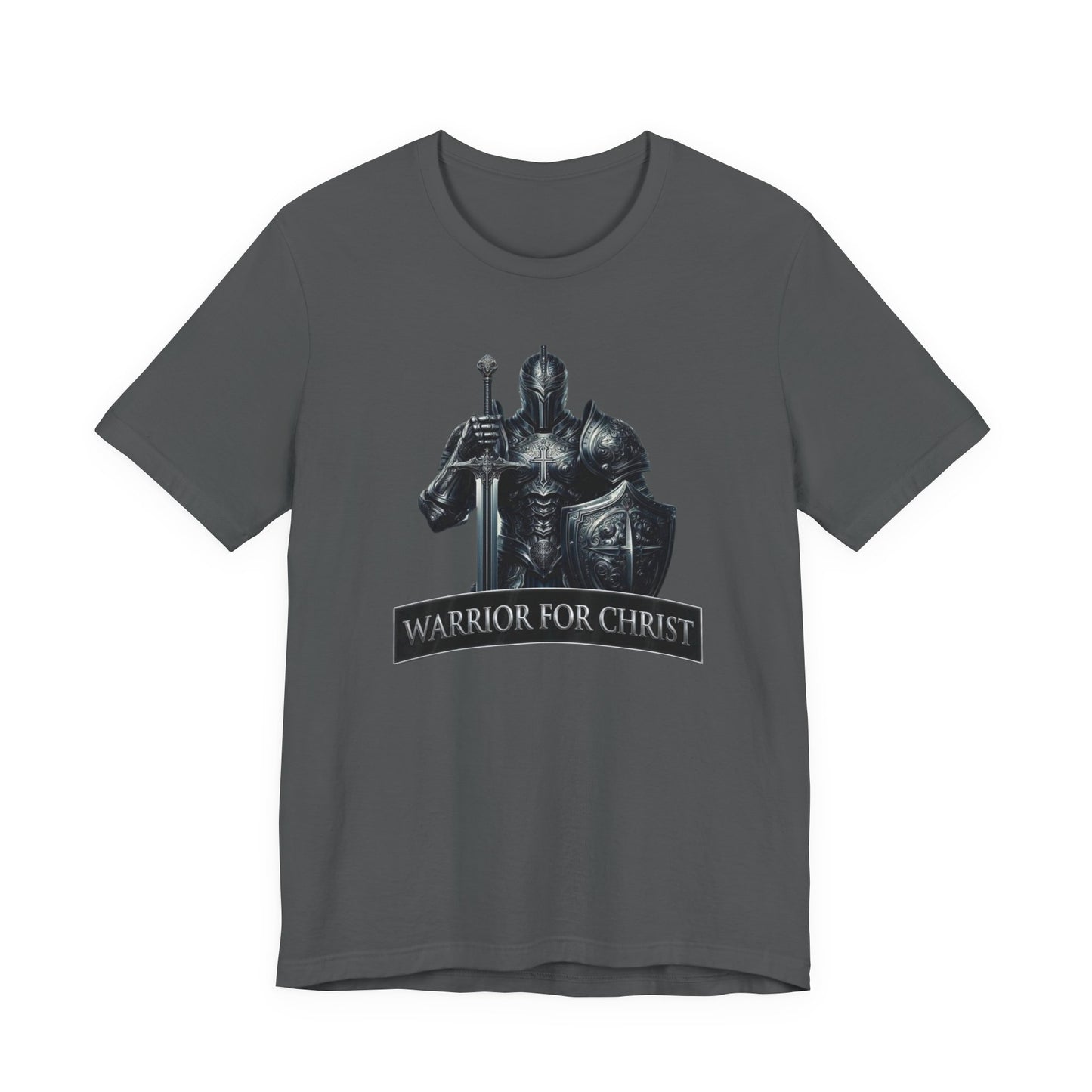 "Warrior for Christ" Christian Men's Faith Armour T-Shirt
