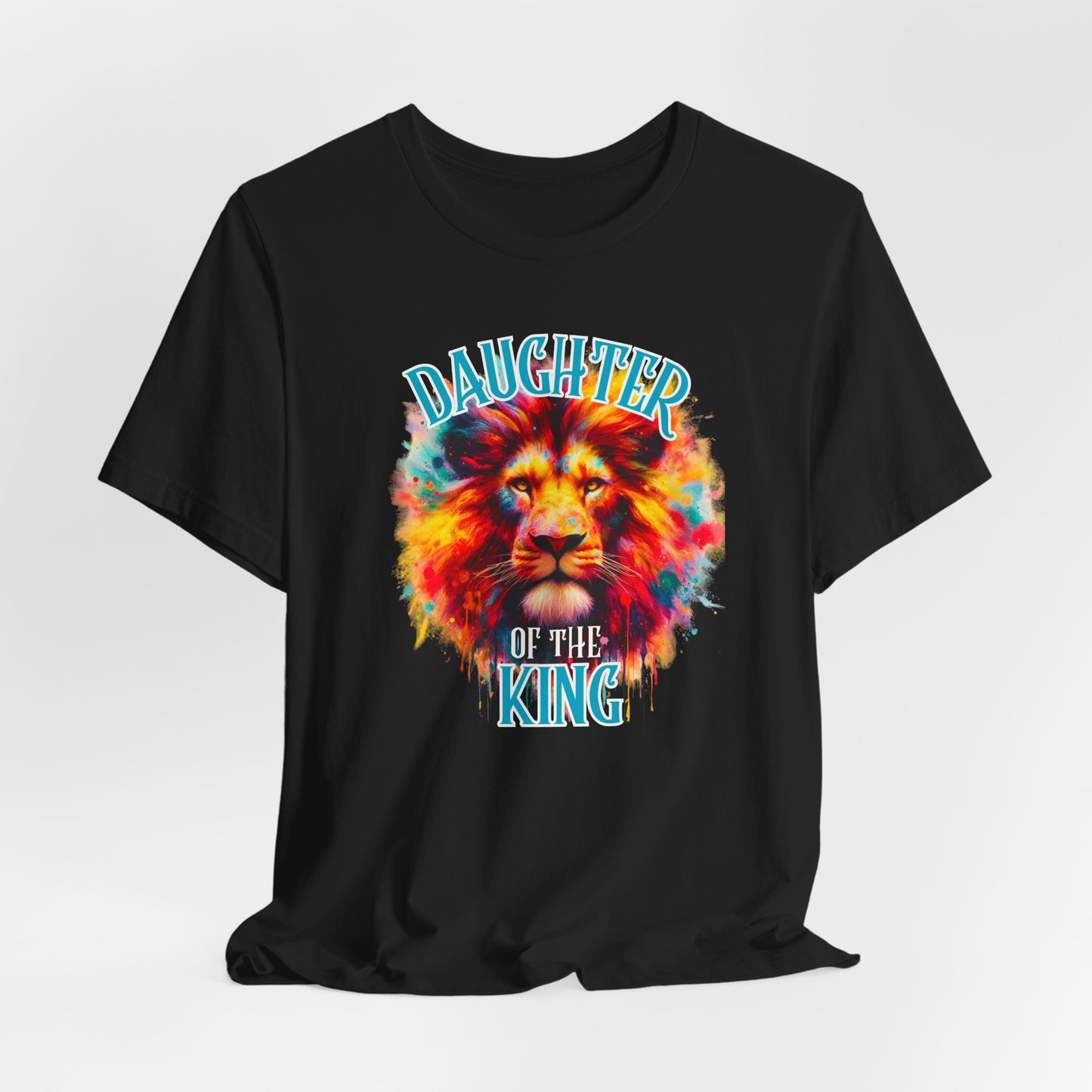 "Daughter Of The King" -  Inspirational Faith Based Women's Graphic Cotton T-Shirt