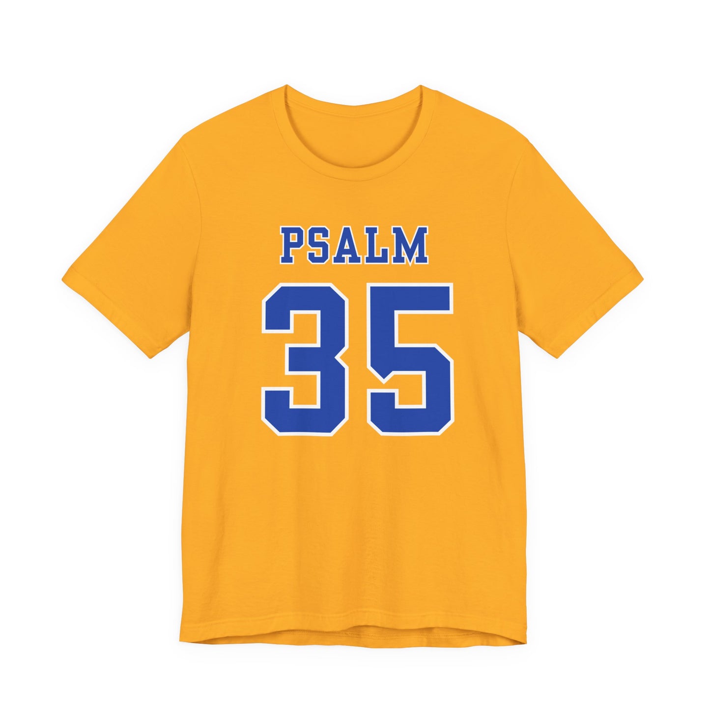 Psalm 35 - Motivational Faith Jersey Sports Style Men's Christian T-shirt