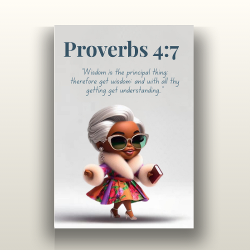 Unshakeable Faith Collection - Proverbs 4:7 - Christian Faith Home Décor, Gift for Women
