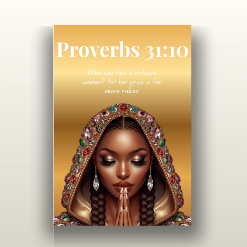 Virtuous Woman Collection – Proverbs 31:10 - Christian Wall Art, Gift for Women
