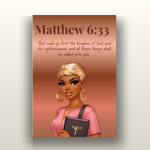 Faith First Collection - Matthew 6:33 - Christian Wall Art, Faith Home Décor, Gift for Women