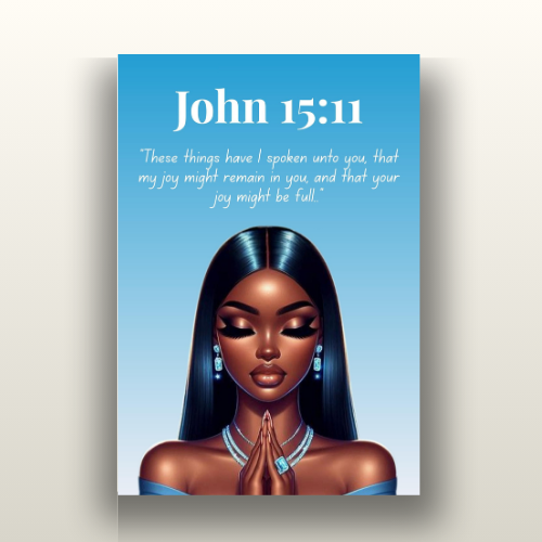 Prayer Warriors Collection – John 15:11 Prayer - Christian Home Décor, Gift for Women