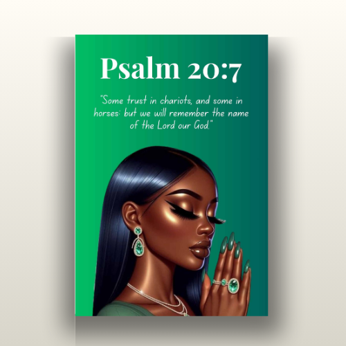 Prayer Warriors Collection – Psalm 20:7 - Christian Wall Art, Scripture Canvas Gift