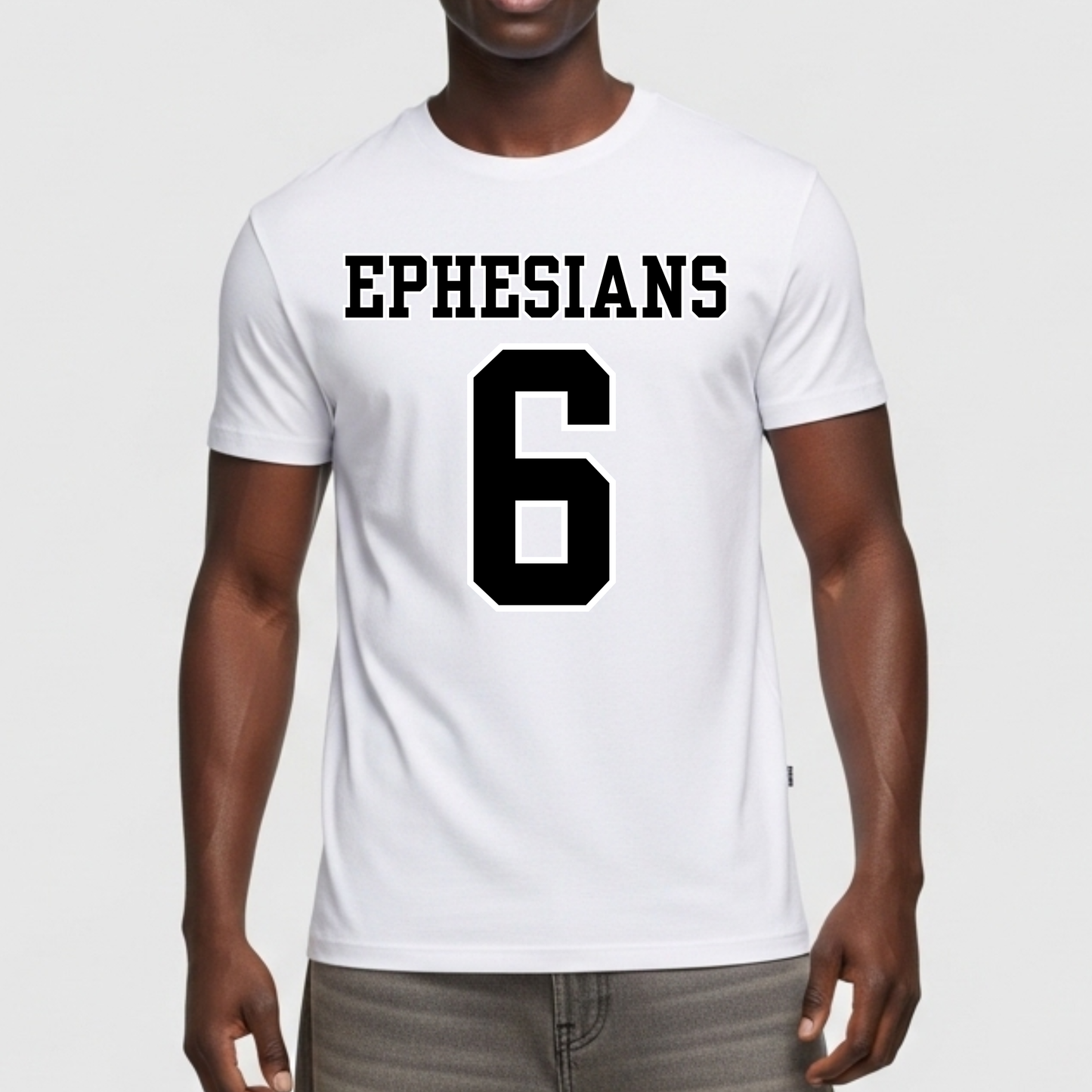 Ephesians 6 - “Armor of God” Football Jersey Men’s Christian T-shirt