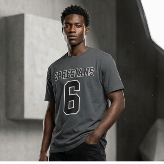 Ephesians 6 - “Armor of God” Football Jersey Men’s Christian T-shirt